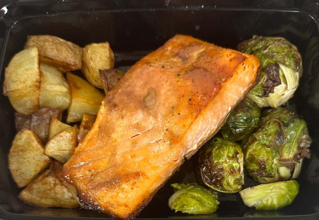 Honey Raspberry Mustard Salmon